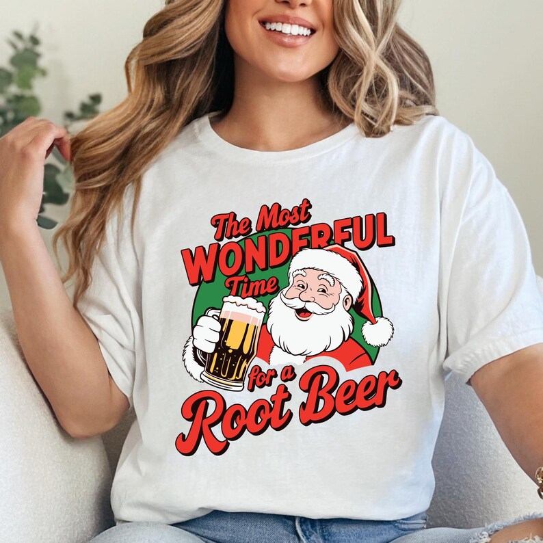 Christmas Beer Png Bundle, Funny Beer T-Shirt Png, Santa Beer Png, Christmas Drinking Png, Christmas Festive Day, Digital Download image 2