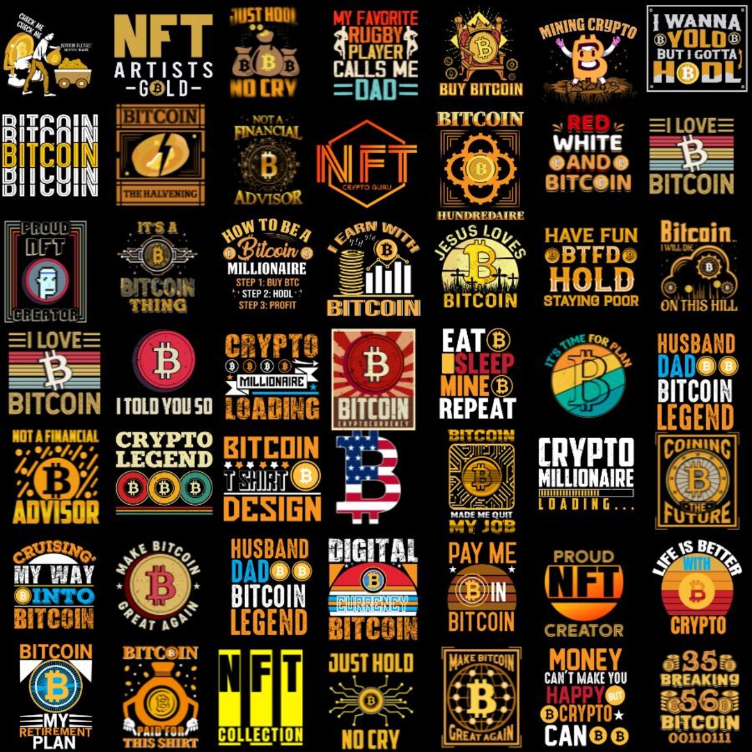 Bitcoin Png Bundle, Crypto Graphics, Funny Png, Digital Currency, Nft Png,  Digital Cash, Crypto Files, Bitcoin Designs, Digital Download - Etsy