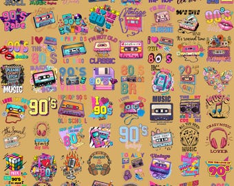 Retro Music Sublimation Design, Old School, Back to 90s, Nostalgia Era, Old Music, Shirt Graphics, Retro Vibe, Digital File, Retro Graphics