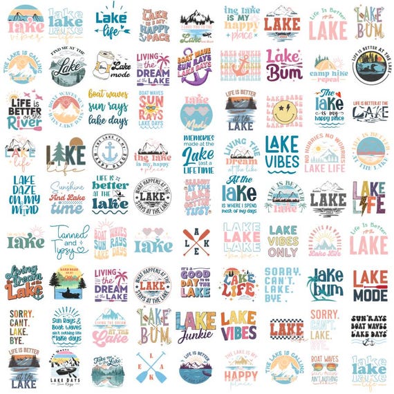 Summer Lake Png Bundle, Lake Life, Trip Shirt, Lake House, Fishing Cliparts, Time for Swim, Wild Soul, Vacation Shirt, Lake Sublimation