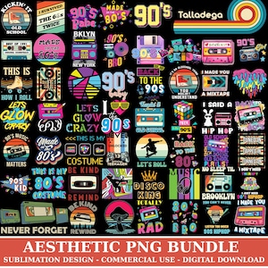 Pacote de PNGs com estética old school, estampas retrô para camisetas, PNGs de música antiga, PNGs da era retrô, de volta aos anos 90, transferência DTF, download digital