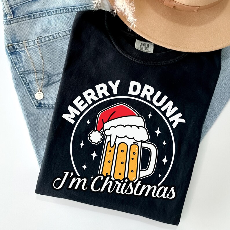 Christmas Beer Png Bundle, Funny Beer T-Shirt Png, Santa Beer Png, Christmas Drinking Png, Christmas Festive Day, Digital Download image 14