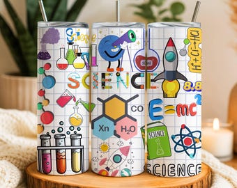Science Teacher 20oz Tumbler Design, Science Graphic (Digital Download)