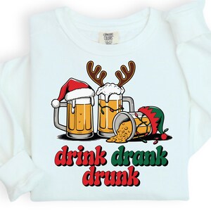 Christmas Beer Png Bundle, Funny Beer T-Shirt Png, Santa Beer Png, Christmas Drinking Png, Christmas Festive Day, Digital Download image 4