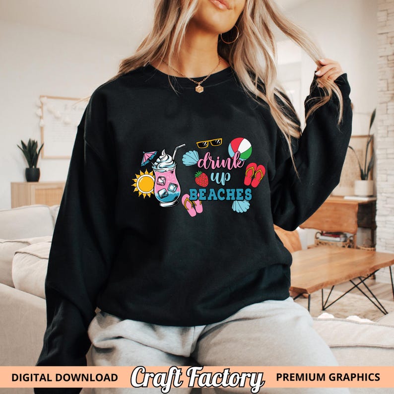 Summer Drinks Png Bundle, Cocktail Sublimation Graphics, Summer Party Vibe, Tropical Drinks Graphics, Cocktail Image, Digital File image 8