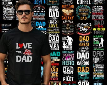 Dzień Ojca w formacie PNG, Cytaty dla Taty, Najlepszy Tata, Prezent dla Taty, Zabawne Cliparty, Koszulka dla Taty, Wzory dla Taty, Sublimacja w Pakiecie, Pobieranie Cyfrowe