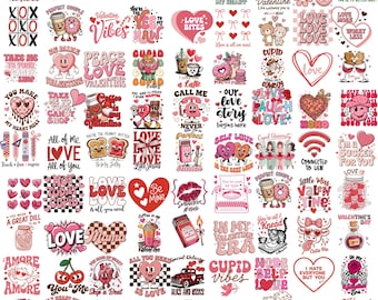 Valentines Day Bundle Cliparts, Valentine Love Letter, Xoxo Graphics, Coquette Png, Romantic Graphics, Gift for Lover, Instant Download