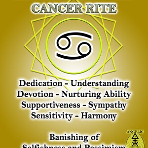 Zodiacal Cancer Rite