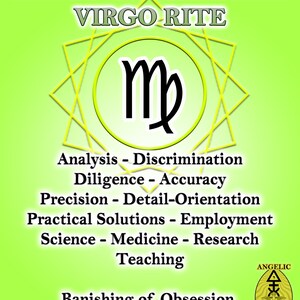 Zodiacal Virgo Rite