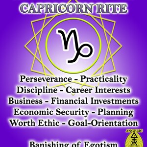 Zodiacal Capricorn Rite