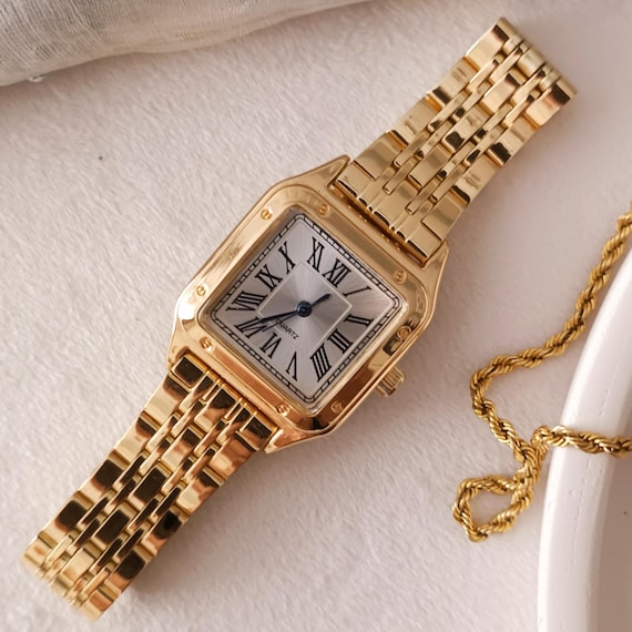 Vierkant gouden horloge new arrivals