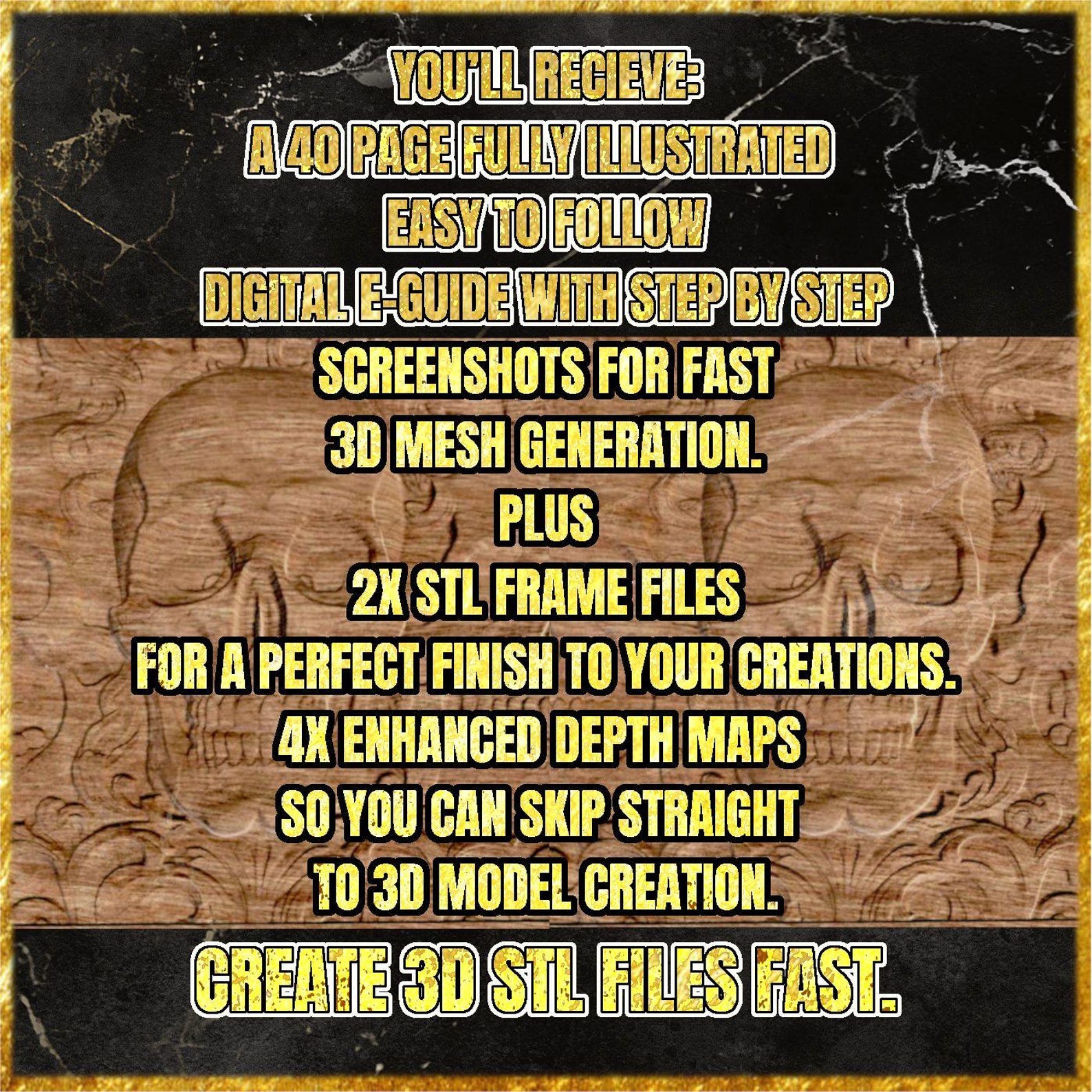 CNC Stl File, 3d Printing Stl File, HOW TO Guide. E Book, Vectric ... image.