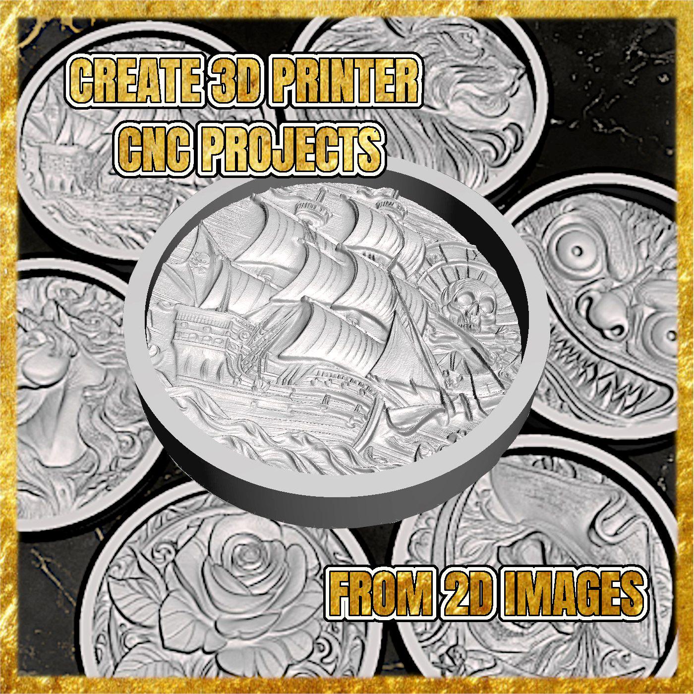 CNC Stl File, 3d Printing Stl File, HOW TO Guide. E Book, Vectric ...