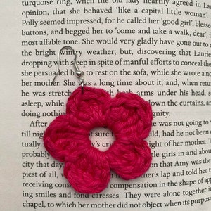 crochet flower earrings zdjęcie 3