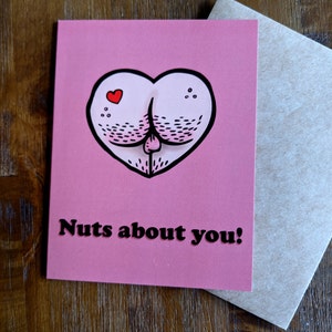 Greeting Card: Butt Heart image 3