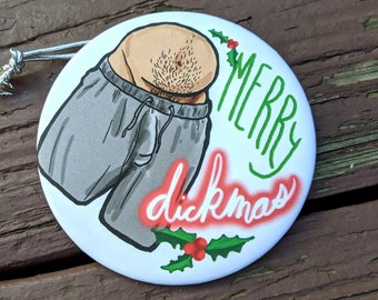 Ornament: Merry Dickmas