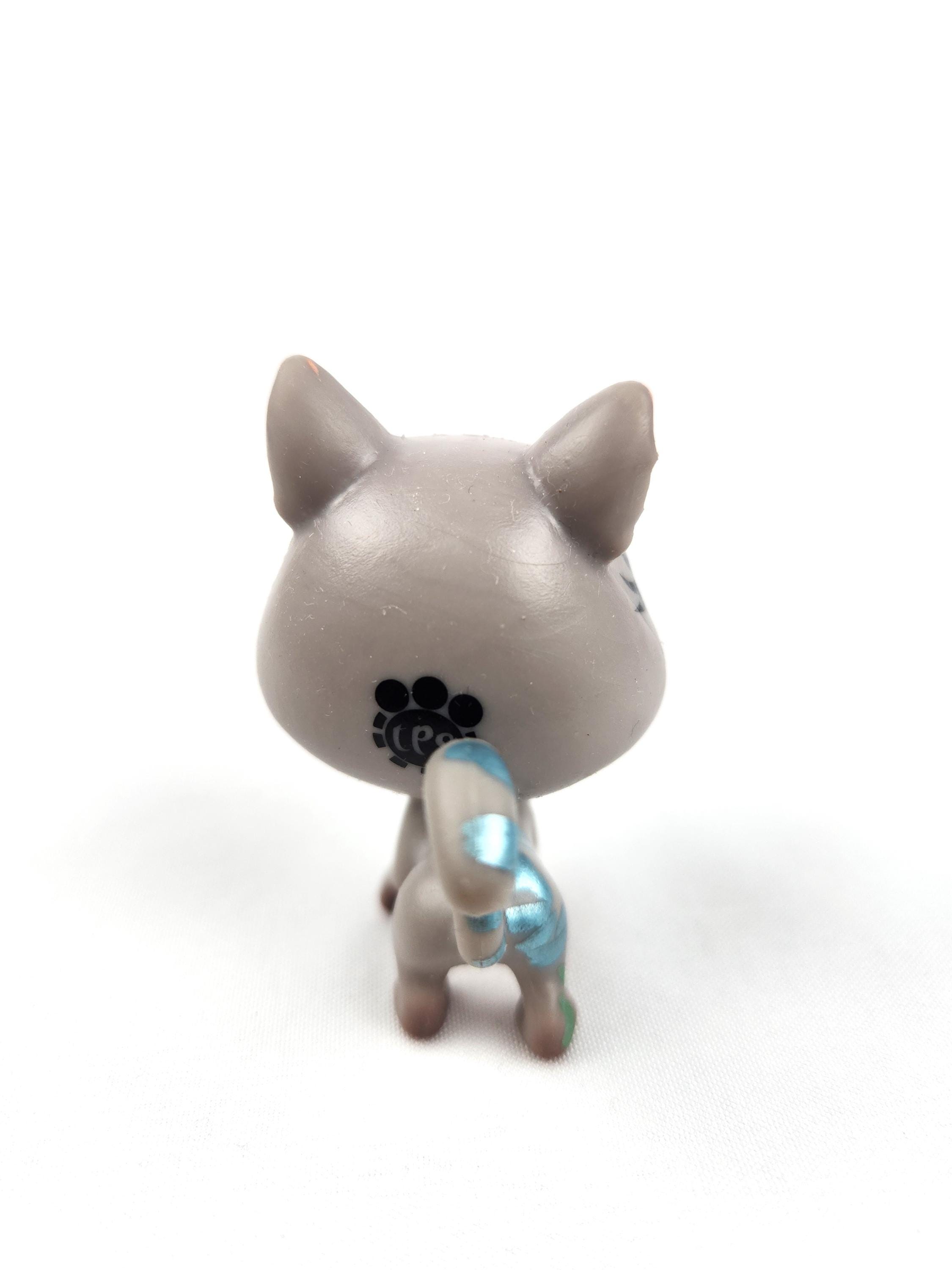 Figurine Littlest Pet Shop Chat Chartreux #1472 - Hasbro - Occasion