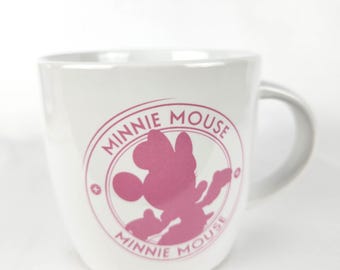 Minnie Mouse Disney Tasse in Weiß und Rosa