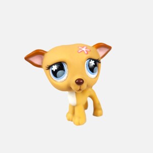 Figurine Littlest Pet Shop - Chien Lévrier 498 Hasbro