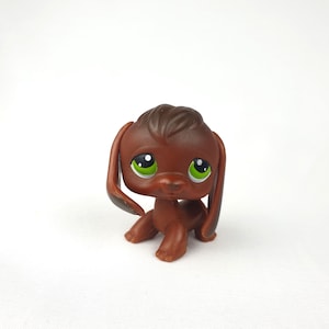 Littlest Petshop LPS Chien Beagles Marron #77
