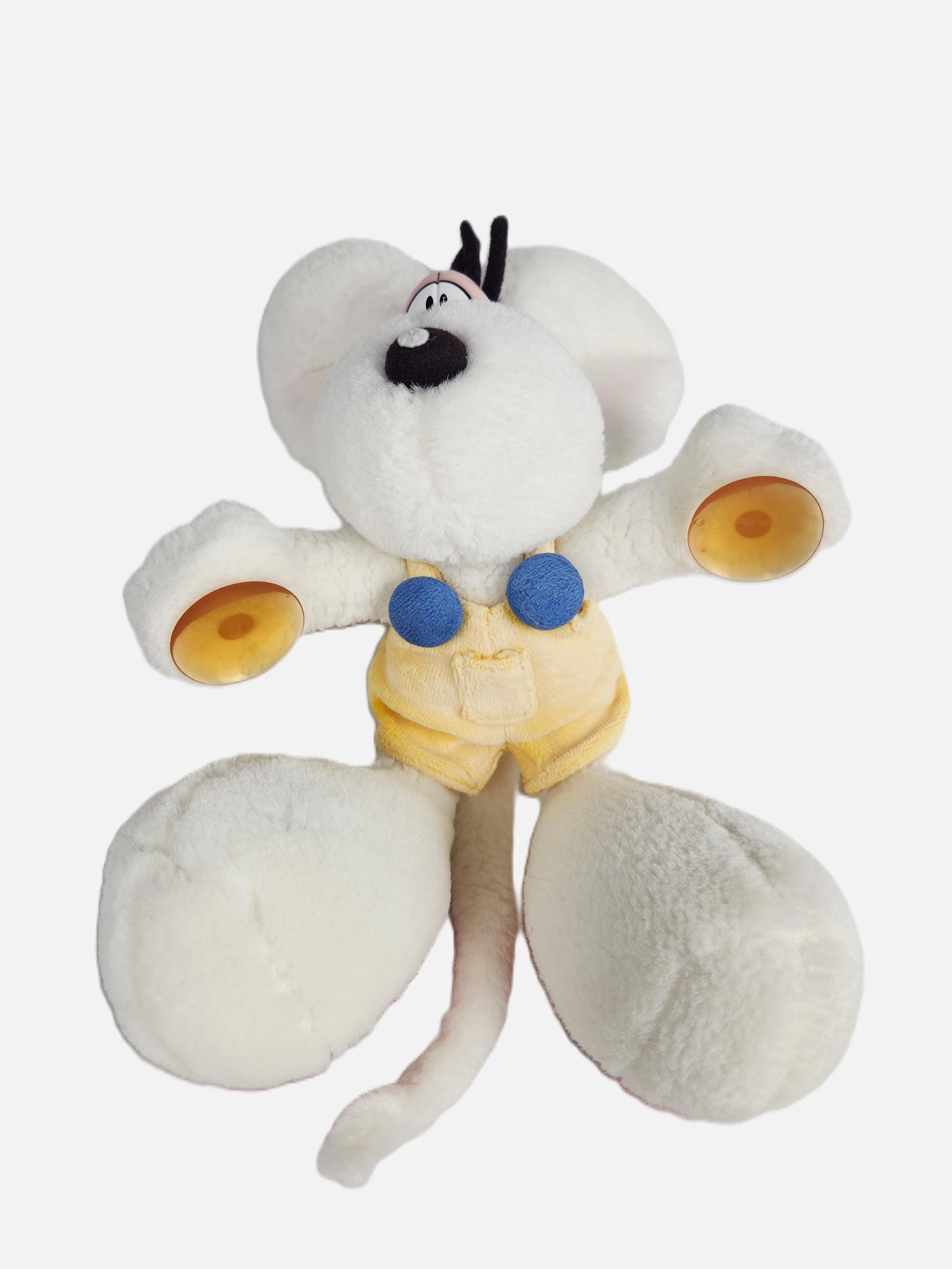 Peluche Souris Géante 52 Cm - Dou Dou Souriceau Vintage Comme Neuf