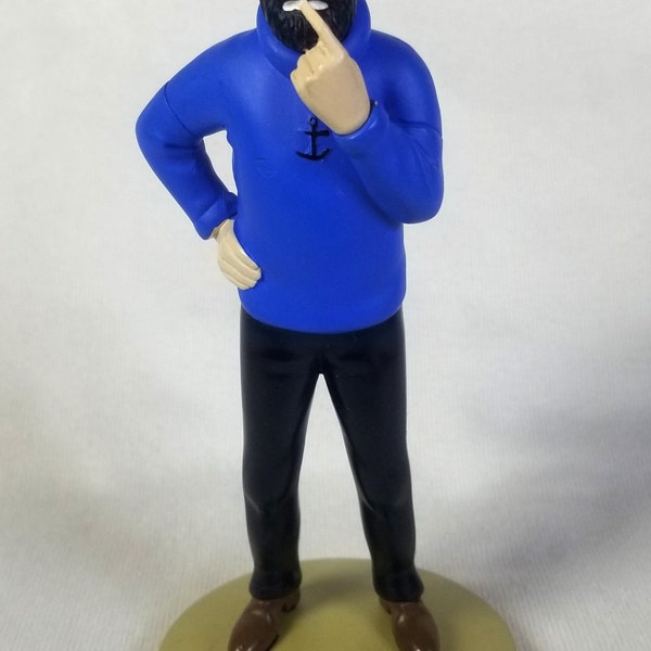 Figurine Tintin Capitaine Haddock Le crabe aux pinces d'or Hergé Moulinsart 2011