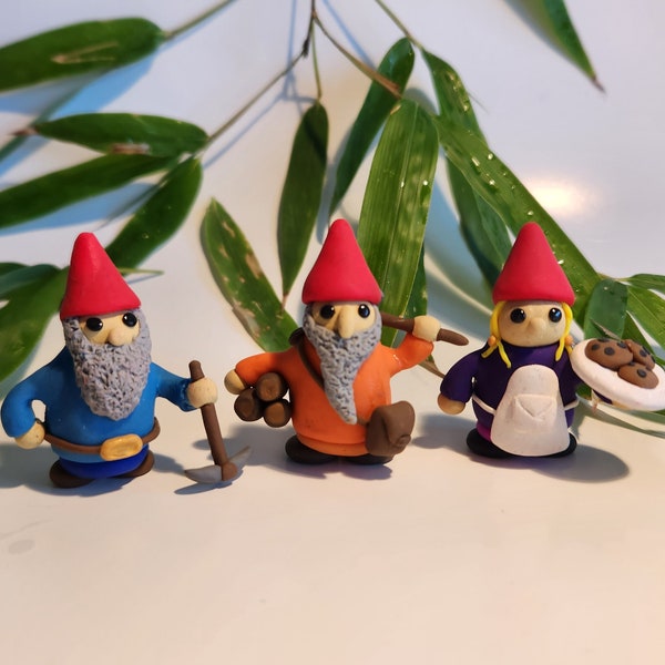 Polymer Clay Garden Gnome Figurine