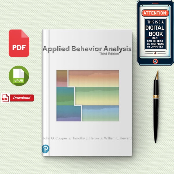 Applied Behavior Analysis 3rd Edition 3e