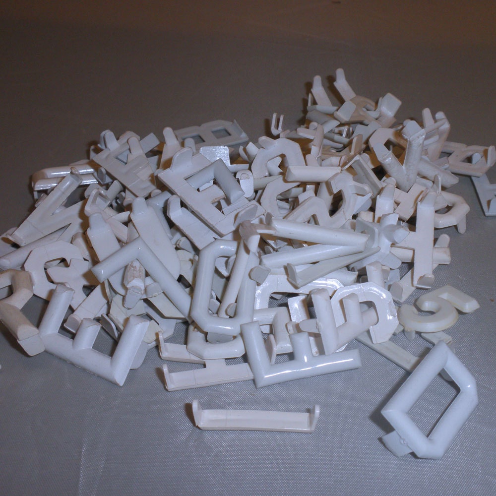 Vintage plastic bulletin board letters and numbers Etsy