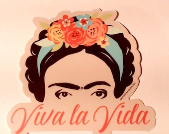 Frida Kahlo Viva la Vida Sticker