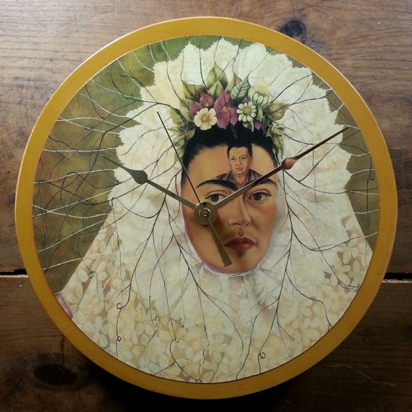 Frida Kahlo (Diego on my Mind) Wall Clock