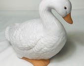 Vintage ANCO Large Terracotta painted Goose | Cottage Core | Grandma Core | Country Barn Decor style