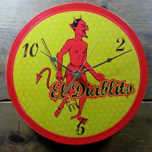 Loteria El Diablito Wall Clock