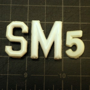 Vintage plastic bulletin board letters and numbers image 2