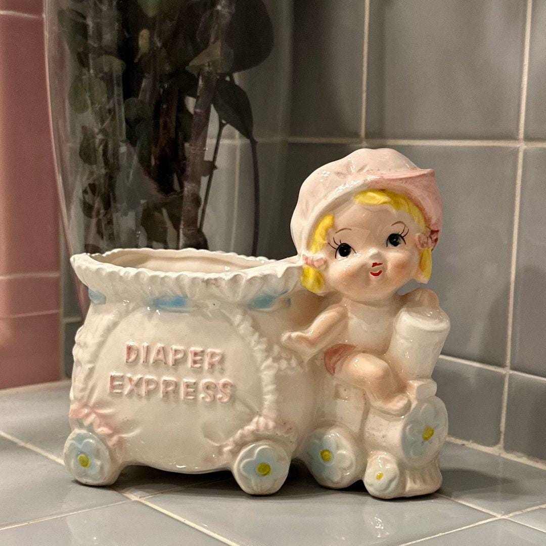 Vintage Baby Planter - Etsy