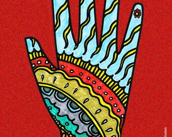 La Mano Fun Fridge Magnet