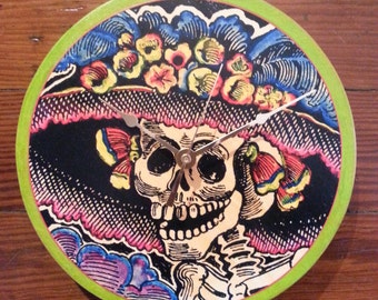 La Catrina Wall Clock