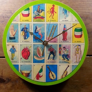 Loteria Wall Clock
