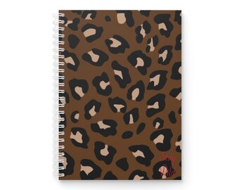 Copy of Spiral Notebook Panther Design || Stay Wild