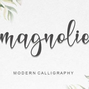 Magnolie Font, Bold Font, Classic Font, Script Font, Vintage Font, Calligraphy Font, Beautiful Font, Elegant Font, Wedding Font