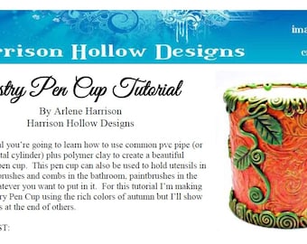 Tapestry Pen Cup Tutorial PCT0002-15