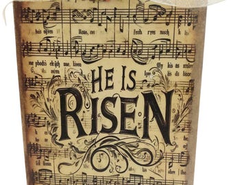 He is Risen Chunky Shelf Sitter