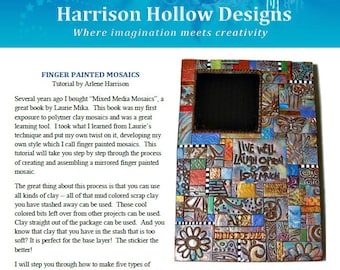 Finger Painted Mosaics Tutorial PCT0001-15