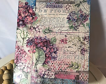 Hydrangea Multi Media cigar box