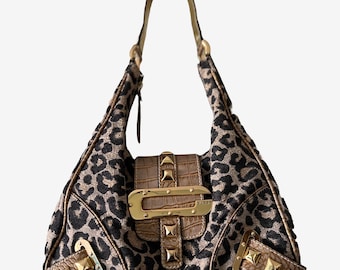 Guess Vintage Leopard Bag 2000's Y2k Style - Etsy
