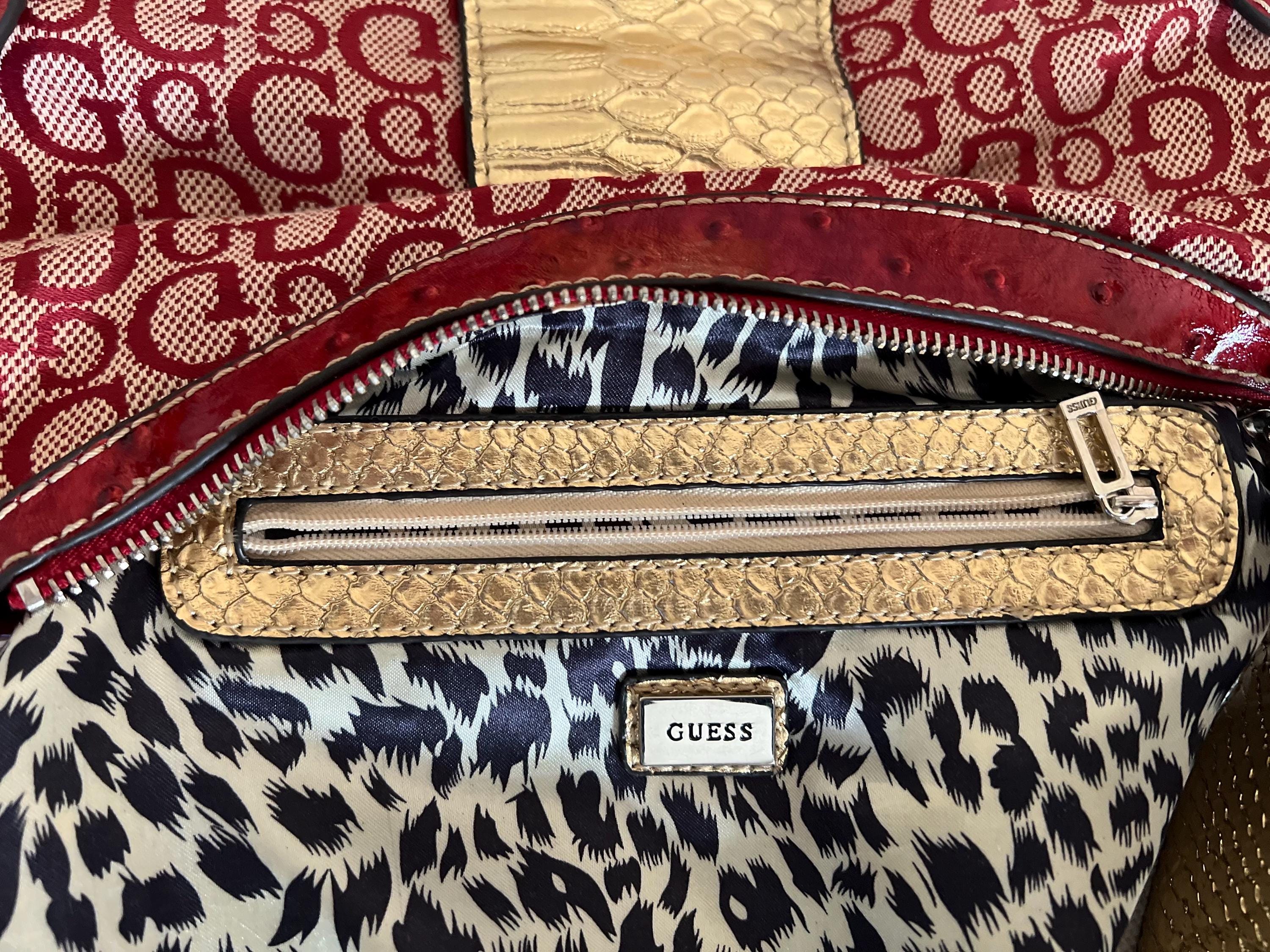Vintage Guess Bag Red Y2k Rare 2000