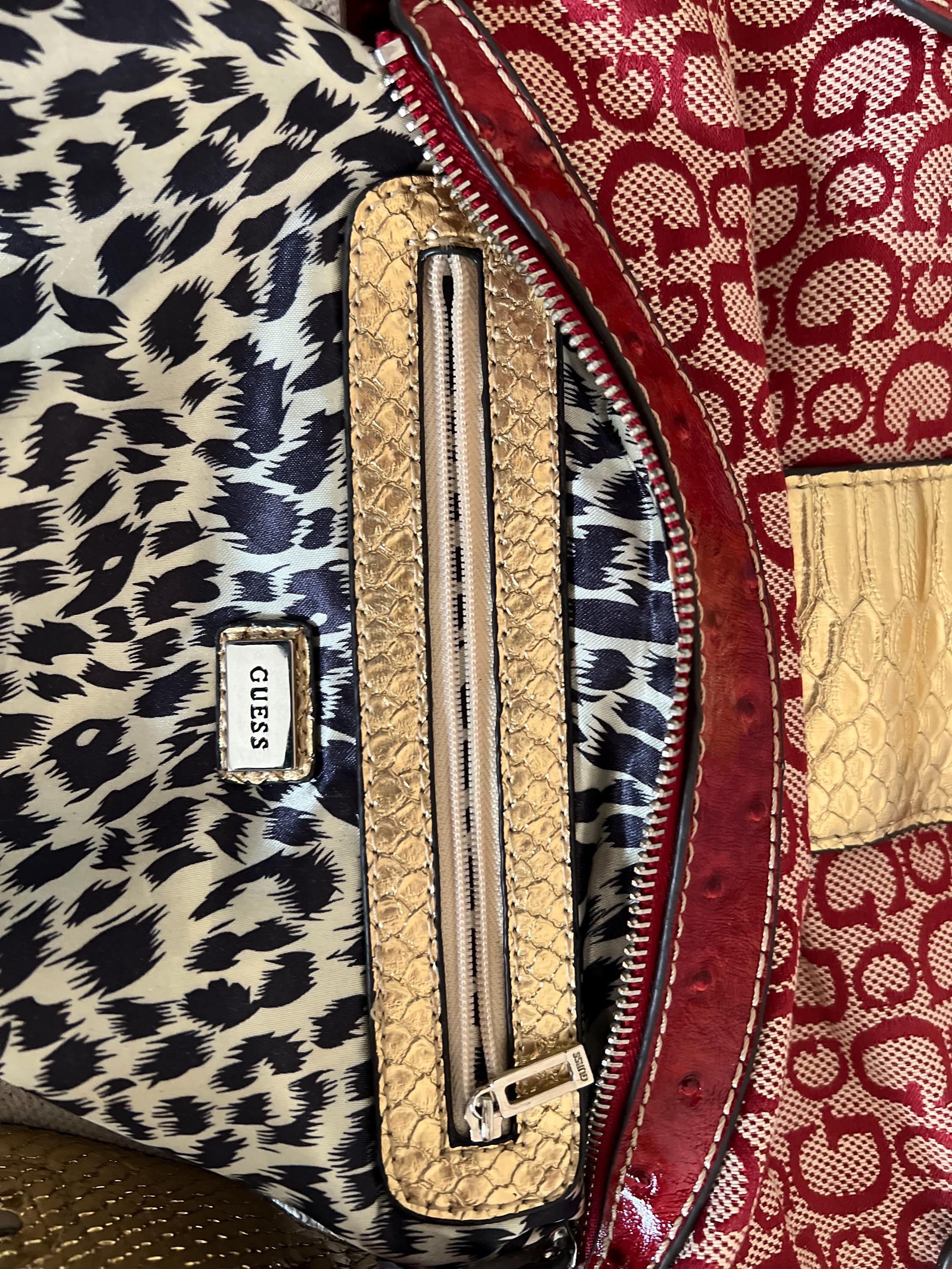Vintage Guess Bag Red Y2k Rare 2000