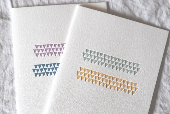 Items similar to geometric triangles on Etsy