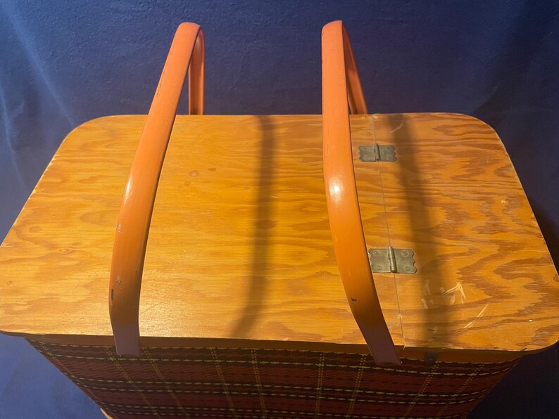Vintage Picnic Basket - Etsy