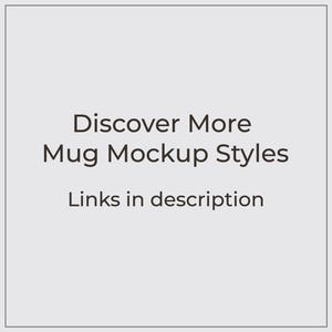 Set med mockups för mysiga muggar, 26 neutrala livsstilsscener, paket för designers • JPG • Direktnedladdning bild 7